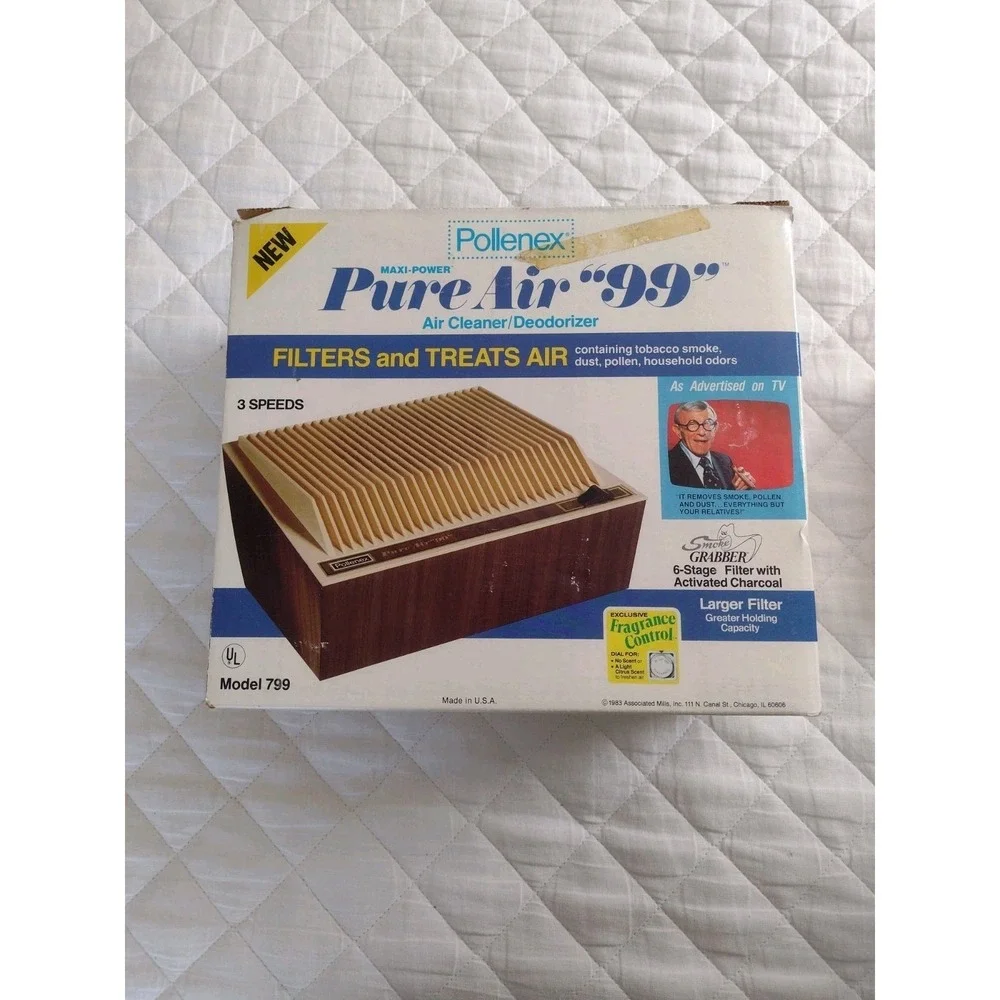 Vtg Pollenex Pure Air 
